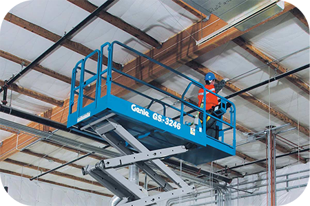 Industrial elevator lifting