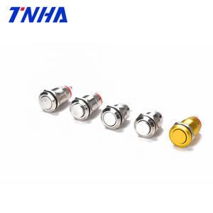 12V/36V 12mm IP65 Waterproof Metal Push Button
