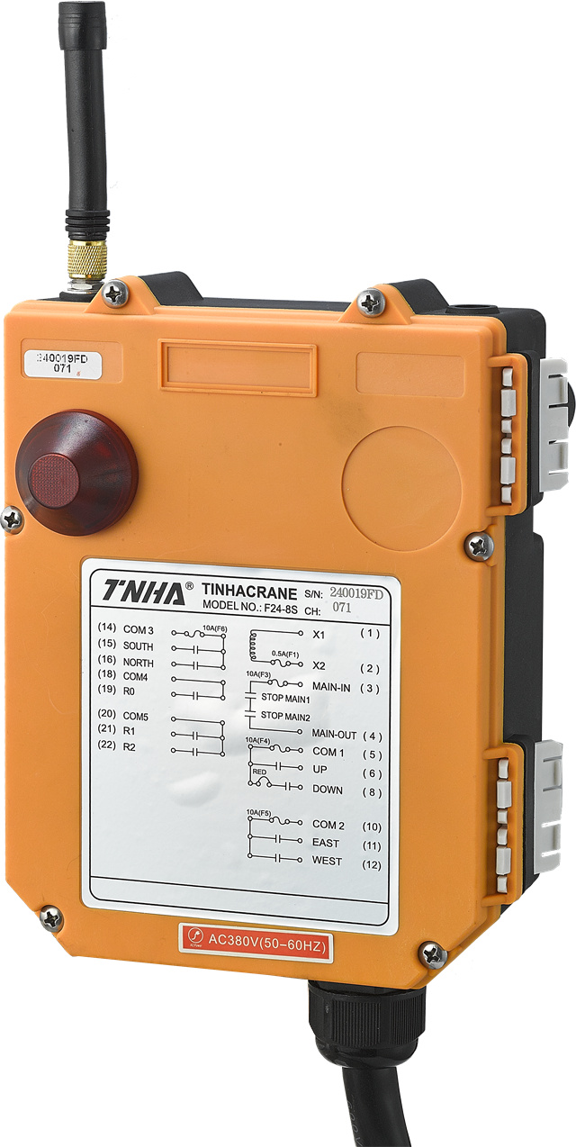 TNHA1 F24-6D Double Speed Crane Radio Remote Control Industrial Wireless Remote 